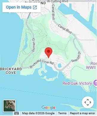brickyard landing, point richmond, california, google maps, mobile